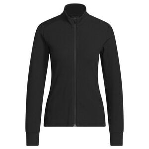 Adidas Womens/Ladies Performance Textured Full Zip Jacket / Black
